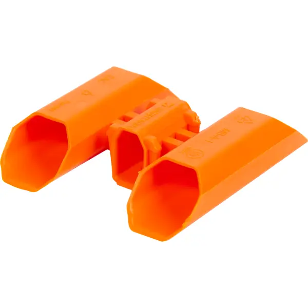 Канал-соединитель для установочных коробок Защита Про 55 мм цвет оранжевый