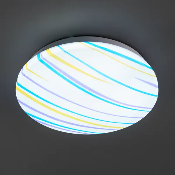 Светильник настенно-потолочный светодиодный Lumin Arte Rio C16LLW12W, 6 м?, холодный белый свет, цвет белый