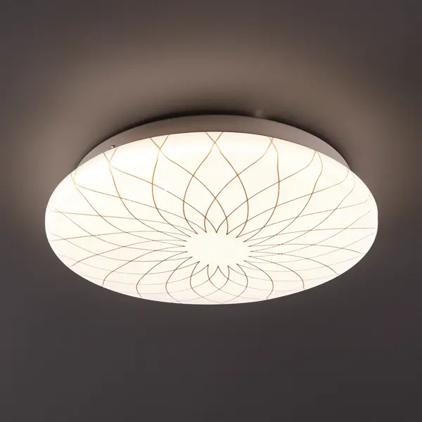 Светильник настенно-потолочный светодиодный Lumin Arte Fler C19LLS12W, 6 м?, нейтральный белый свет, цвет белый