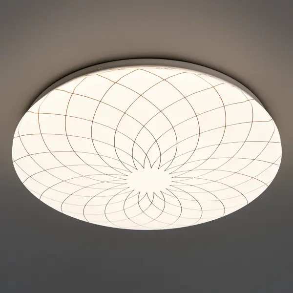 Светильник настенно-потолочный светодиодный Lumin Arte Fler C19LLS36W, 18 м?, нейтральный белый свет, цвет белый
