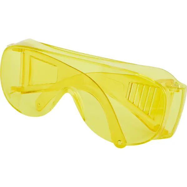 Очки защитные открытые Dexter 13513LMD желтые с возможностью носки корригирующих очков