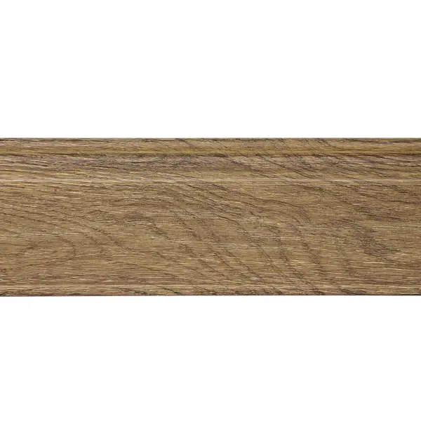 Плинтус напольный Веллингтон полистирол цвет коричневый 2000x13x80 мм