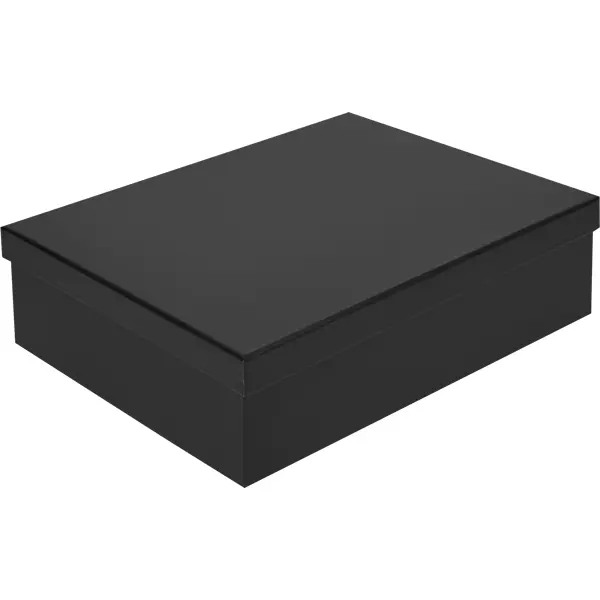 Коробка складная для хранения 27x35x10 см картон черный