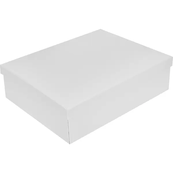 Коробка складная для хранения 27x35x10 см картон белый