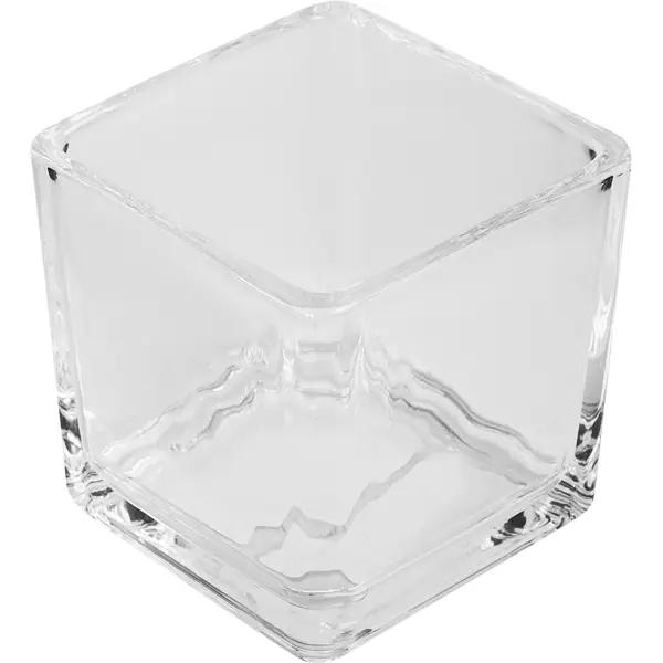 Подсвечник Evis Стеклянный кубик 52x52 см стекло цвет прозрачный