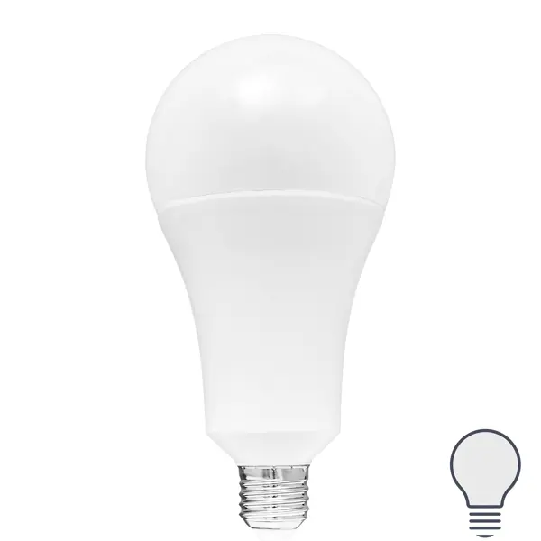 Лампа светодиодная Volpe E27 220-240 В 35 Вт груша матовая 4000 лм, нейтральный белый свет