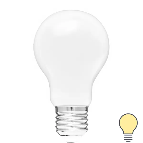 Лампа светодиодная Volpe LEDF E27 220-240 В 9 Вт груша матовая 1000 лм теплый белый свет