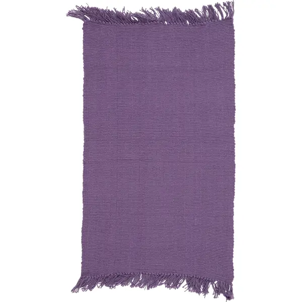 Коврик хлопок Inspire Basic Purple 50х80 см цвет фиолетовый