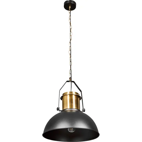 Светильник подвесной Inspire Ted, 1 лампа, 3 м?, цвет черный