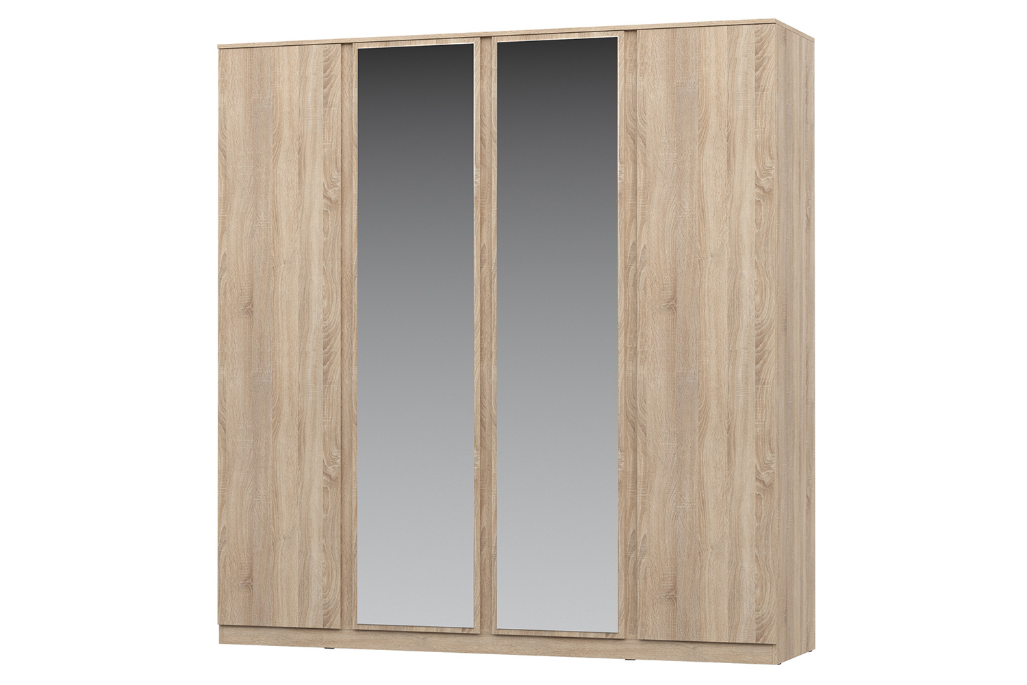 Шкаф 4-дверный с зеркалом Hoff Stern 80593443