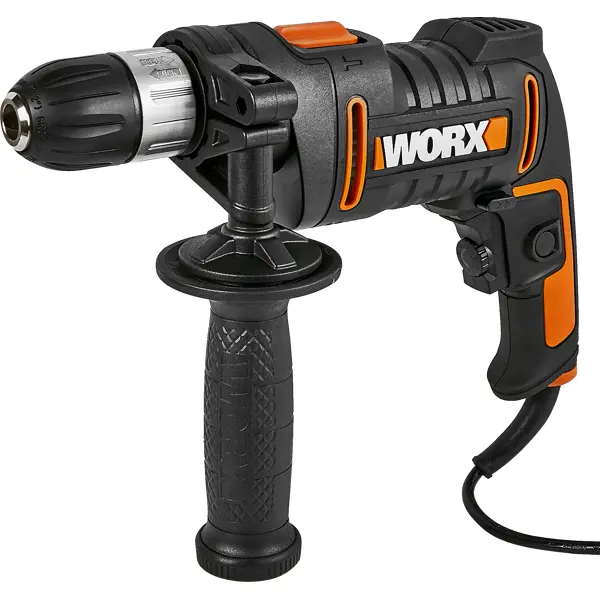 Дрель-шуруповерт сетевая ударная Worx WT323 WX, 800 Вт