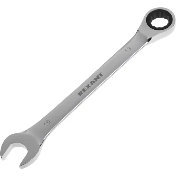 Ключ комбинированный с трещоткой Rexant 12-5813-1 19 мм