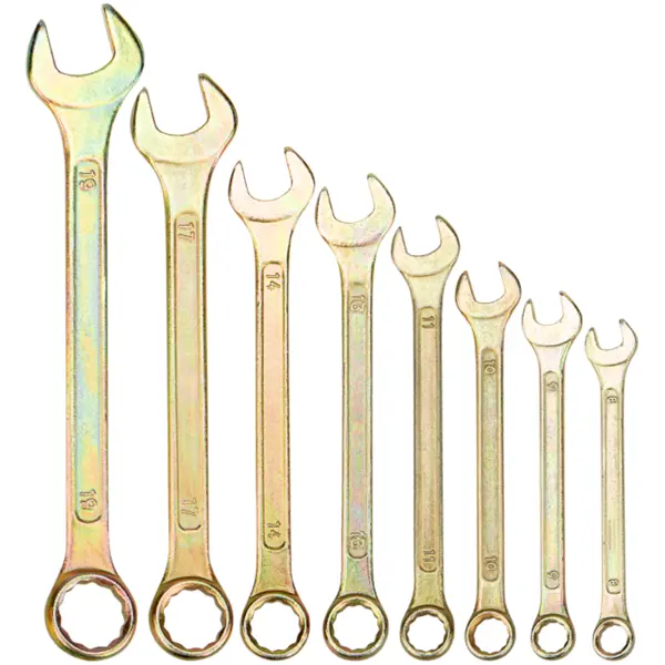 Набор ключей комбинированных Rexant 12-5842-2 8-19 мм, 8 шт.