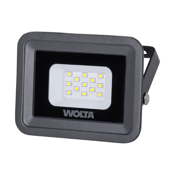 Прожектор светодиодный уличный Wolta WFL-10W/08 10 Вт 5700 К IP65 холодный белый свет