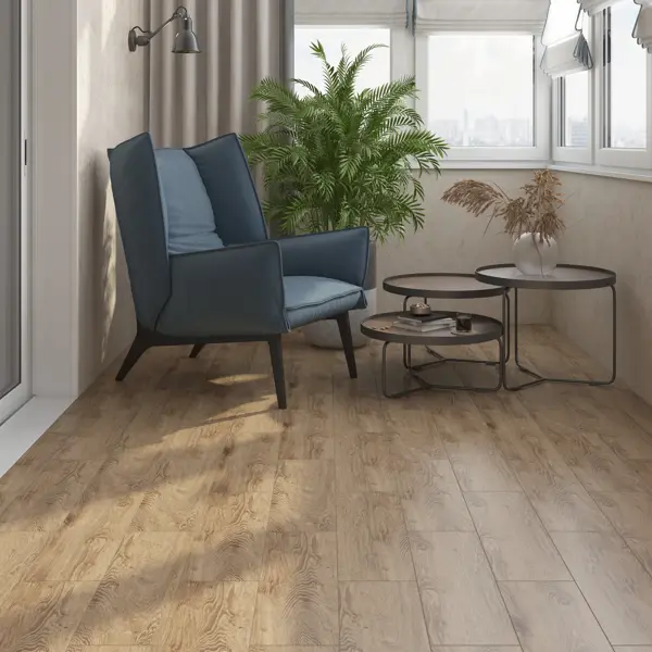 Глазурованный керамогранит KREAFORTA Charm 18.5x59.8 см 1.216 м² матовый цвет коричневый