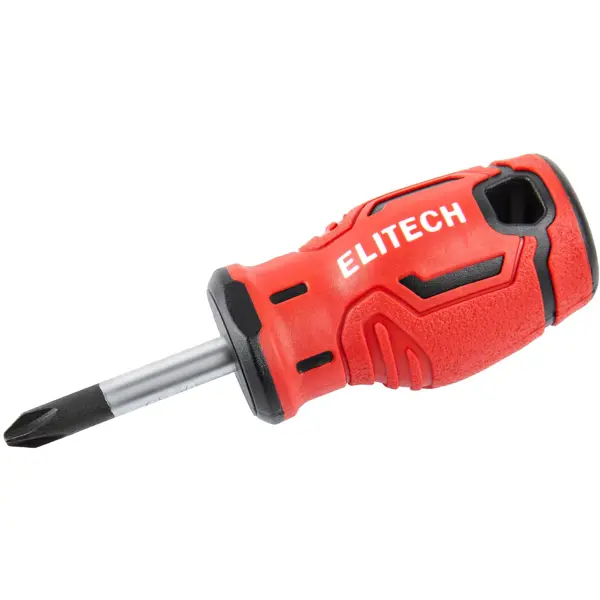 Отвертка крестовая Elitech 211204 PH2x38 мм