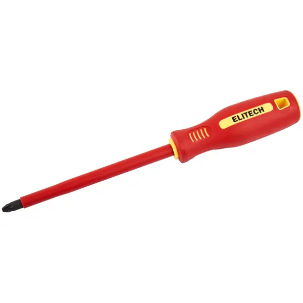 Отвертка крестовая диэлектрическая Elitech 231303 PZ3x150 мм